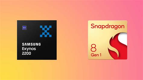 Samsung Exynos 2200 vs Qualcomm Snapdragon 888 .